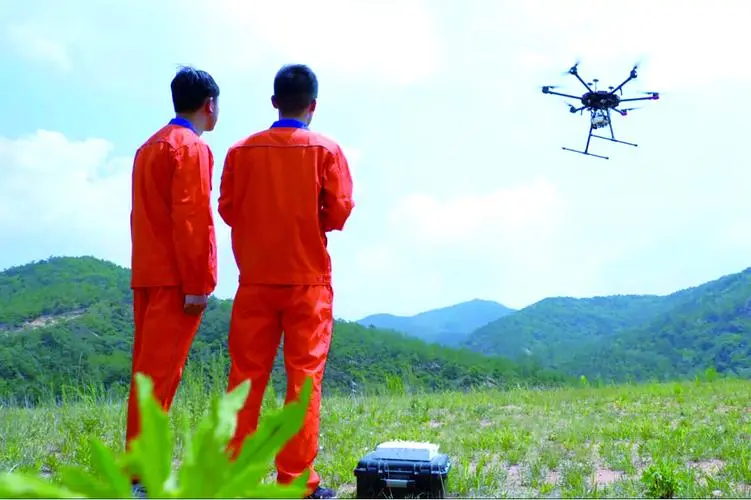 海晏无人机倾斜摄影巡检拍摄